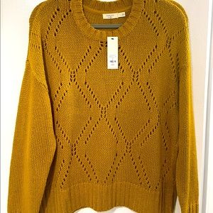 Yellow sweater with tags!